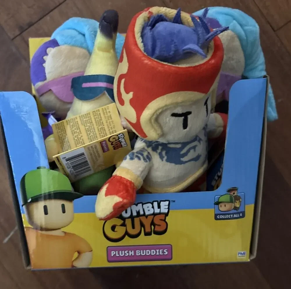 NEW Stumble Guys MR. STUMBLE 8” Plush Buddies Soft & Cuddly Plush Toy Lot